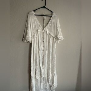 Whimsical White Maxi